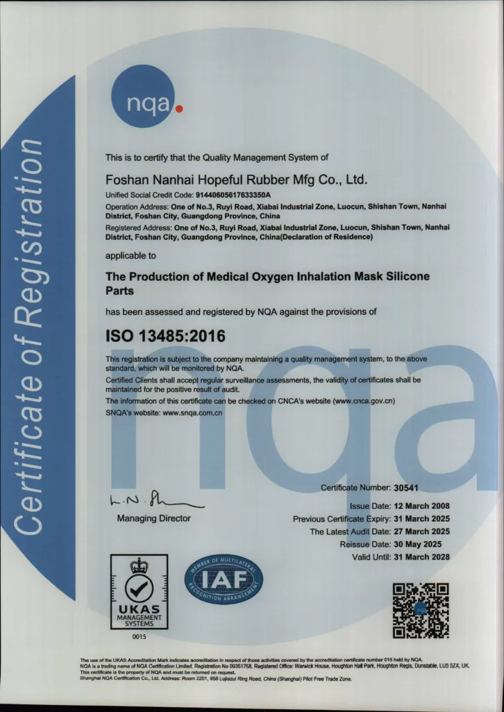 Quality Systems 5 ISO134852016 Certification EN
